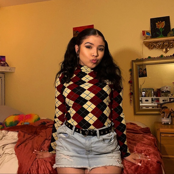 Plaid long sleeve top - Picture 10 of 12